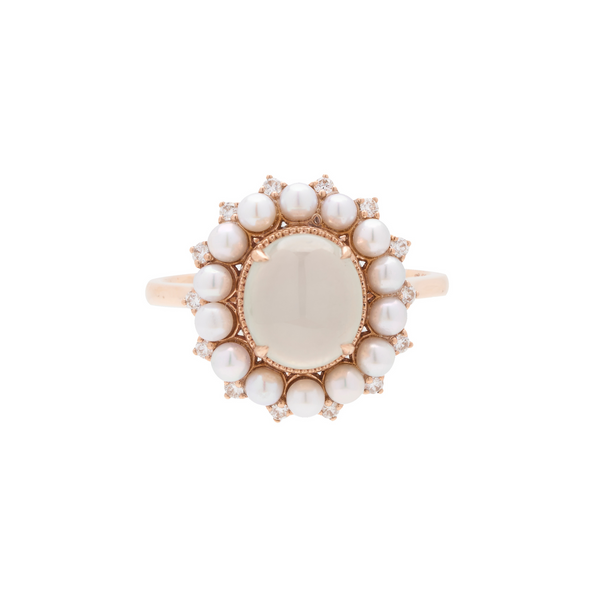 Vintage Honeymoon Cocktail Ring (18KT)