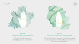 Hydrangea Winter Dream Jade Bangle (18KT)